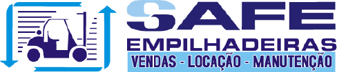 slide com logotipo do cliente: safe empilhadeiras 